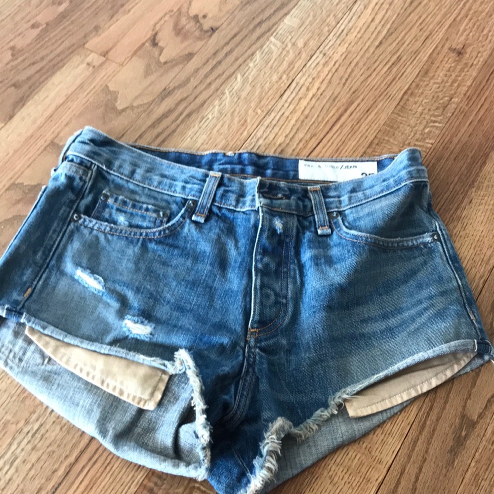 Rag & Bone denim cutoff shorts
